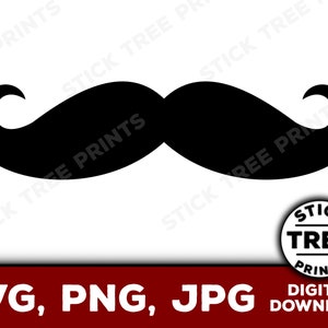 Mustache SVG - mustache vector, mustache png, mustache jpg, mustache clip art, mustache cut file, mustache image file, cut file for cricut