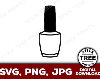 Nail Polish SVG - nail polish png, nail polish cut file, nail polish clip art, makeup svg, makeup clip art, beautician svg, makeup cut file