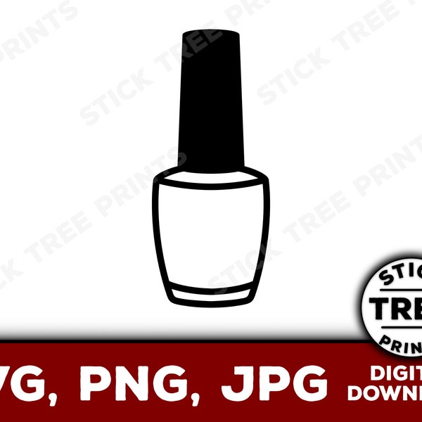 Nail Polish SVG - nail polish png, nail polish cut file, nail polish clip art, makeup svg, makeup clip art, beautician svg, makeup cut file