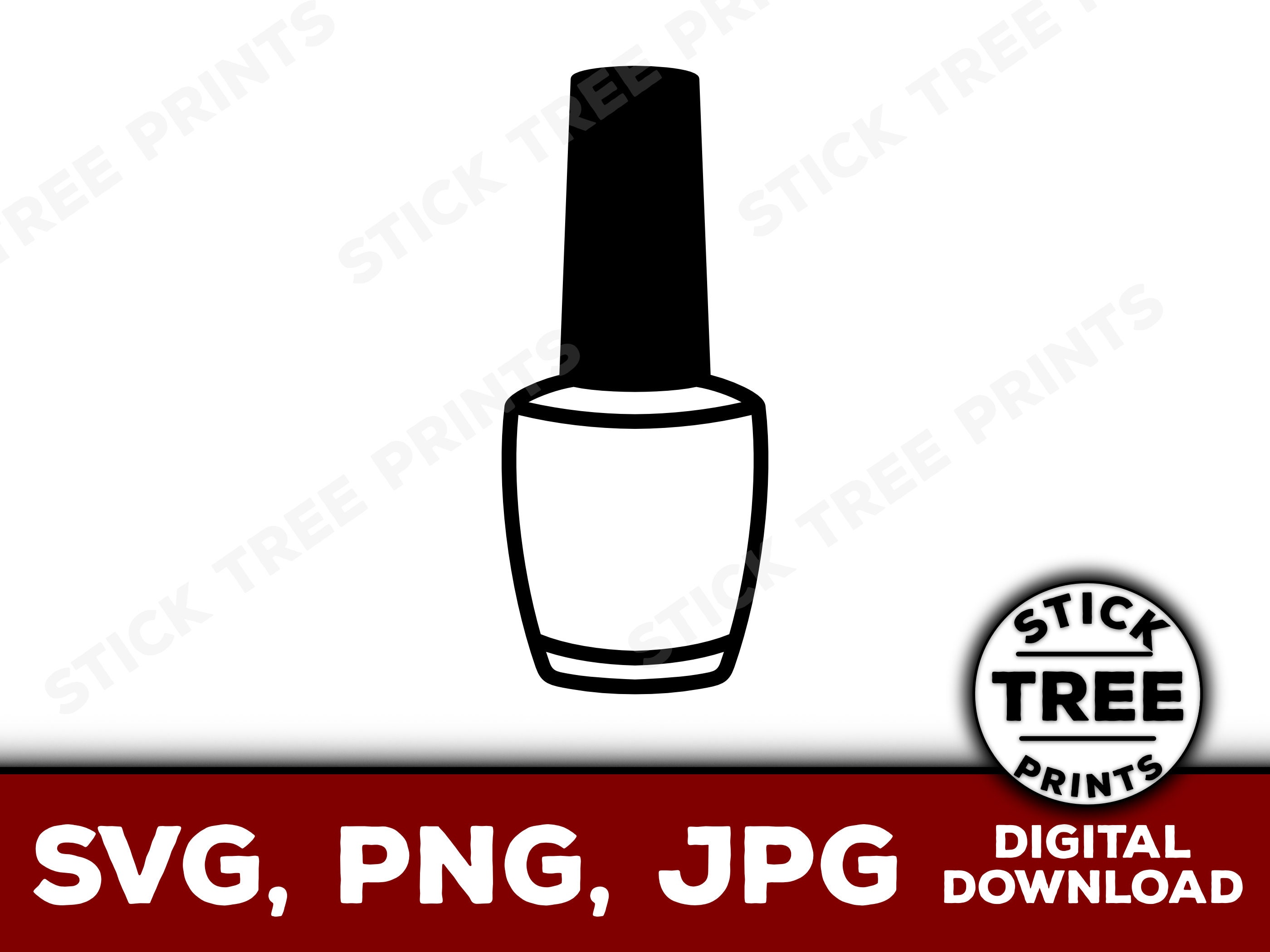 Nail Polish Bottle Clip Art Png