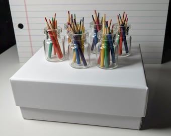 Lápices de colores en miniatura