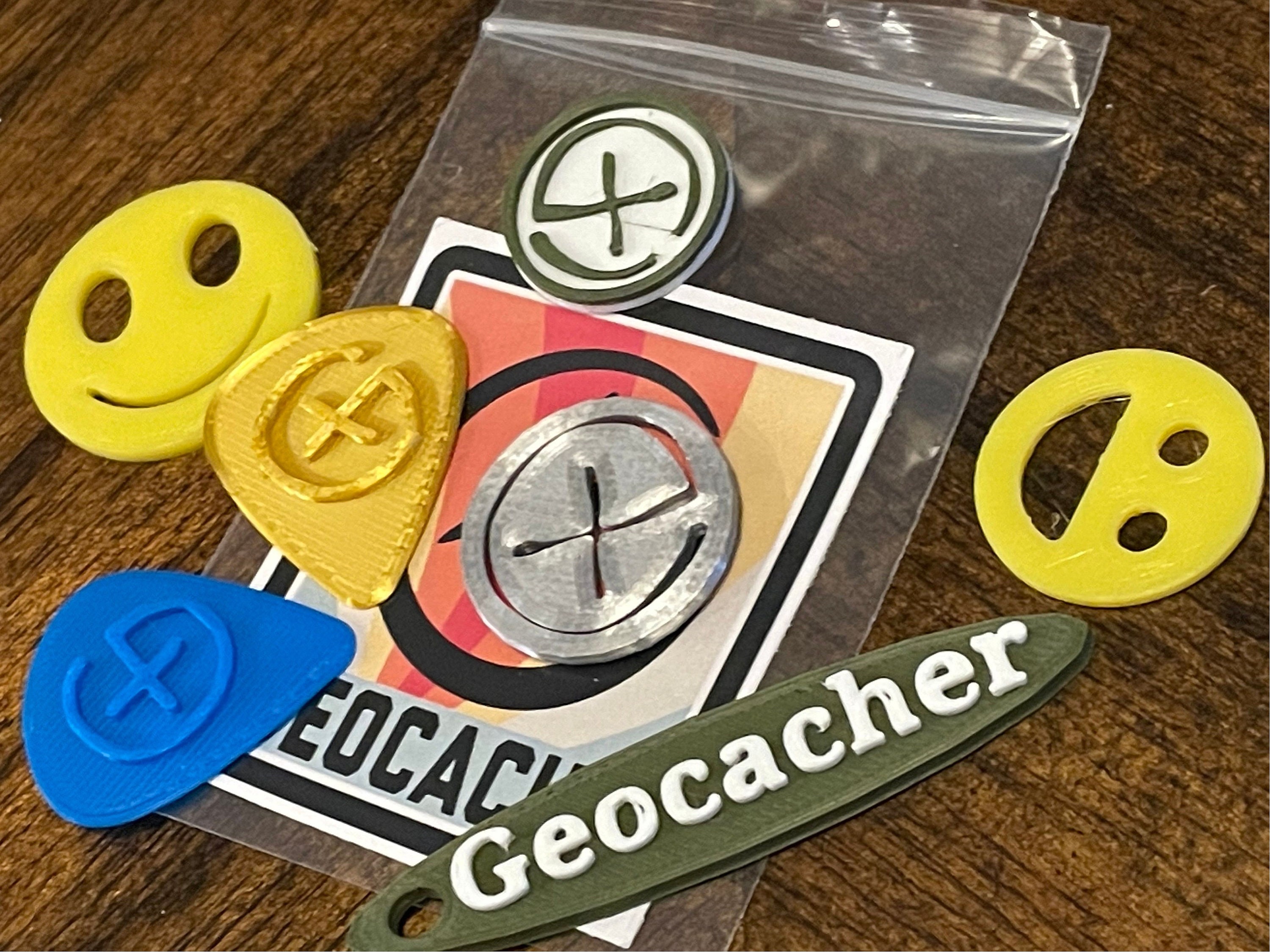 New batch of homemade swag ready to come with me on caching adventures! :  r/geocaching