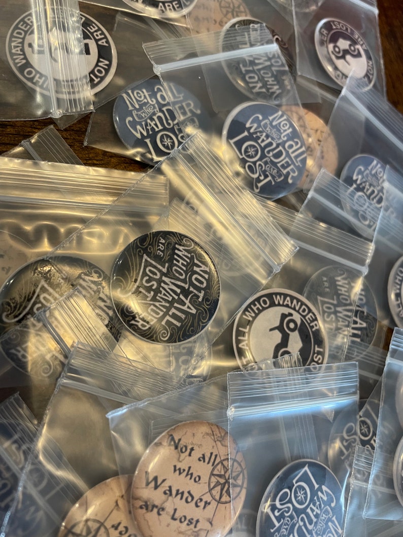 Geocache Swag Tokens Double Resin Dome Covering Color Printed Images ...