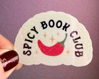 Spicy Book Club Sticker, Booktok Sticker, Smut Sticker, Spicy Book Sticker