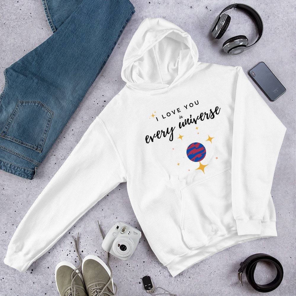 Universe i love you sweatshirt new arrivals