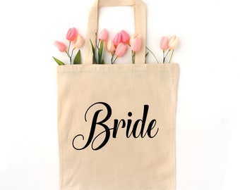 Bride Tote bag, Wedding Gift, Bride Gift