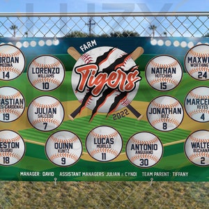 T-Ball Banner, TBall Banners, Baseball Banner, Team Banners, Softball Banners, Vinyl Banner, Sports Banners, Sports Team Banners - Balls