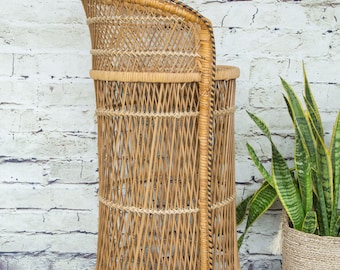 Vintage Wicker Bar Stool (Contact us with your zip code for shipping quote).