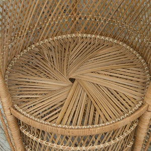 Vintage Rattan Peacock Chair image 4