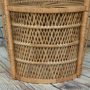 Vintage Rattan Peacock Chair image 3