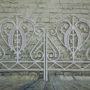 Set of 2Twin Bed Vintage Peacock Headboards/ Ornate Headboards/ Wall Art (2)