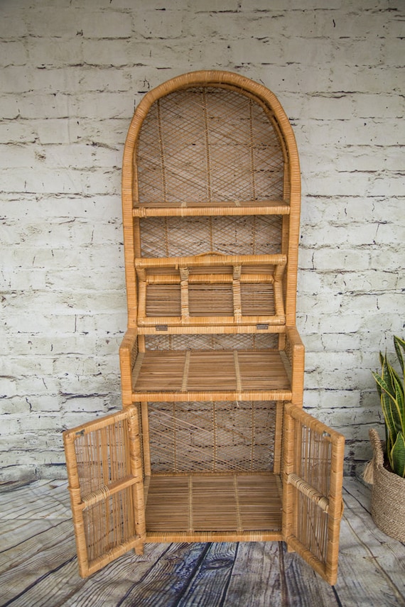Wicker hutch deals