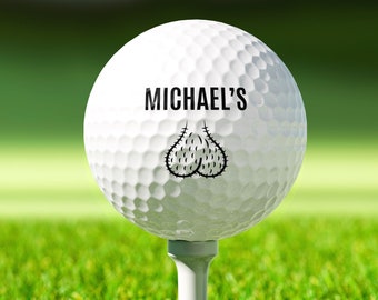 Lustiger Golfball, personalisierter Golfball, farbig bedruckte Golfbälle, Weihnachtsgeschenk, Golf Geschenke für Männer, Kerl Geschenk, lustiges Geschenk für Mann