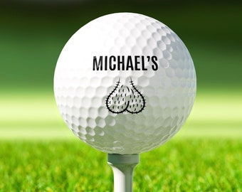 Funny Golf Balls, Personalized Golf Balls, Custom Golf Balls, Christmas Gift, Golf Gifts for Men, Guy Gift, Funny Gift for Man,