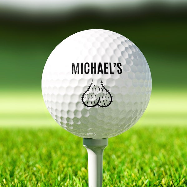 Funny Golf Balls, Personalized Golf Balls, Custom Golf Balls, Christmas Gift, Golf Gifts for Men, Guy Gift, Funny Gift for Man,