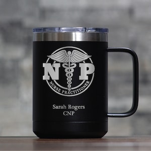 Nurse Practitioner Profession Coffee Mug Tumbler-Gift for Nurse Practitioner-Gift Him/Her-Christmas-NP