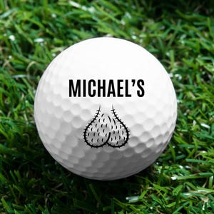 Funny Golf Balls, Personalized Golf Balls, Custom Golf Balls, Christmas Gift, Golf Gifts for Men, Guy Gift, Funny Gift for Man,