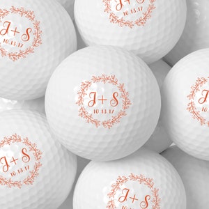 Personalized Wedding Golf Ball Favors , Custom Wedding Day Gift,Color Printed, Wedding Custom Golf Ball, wedding favors for guests in bulk