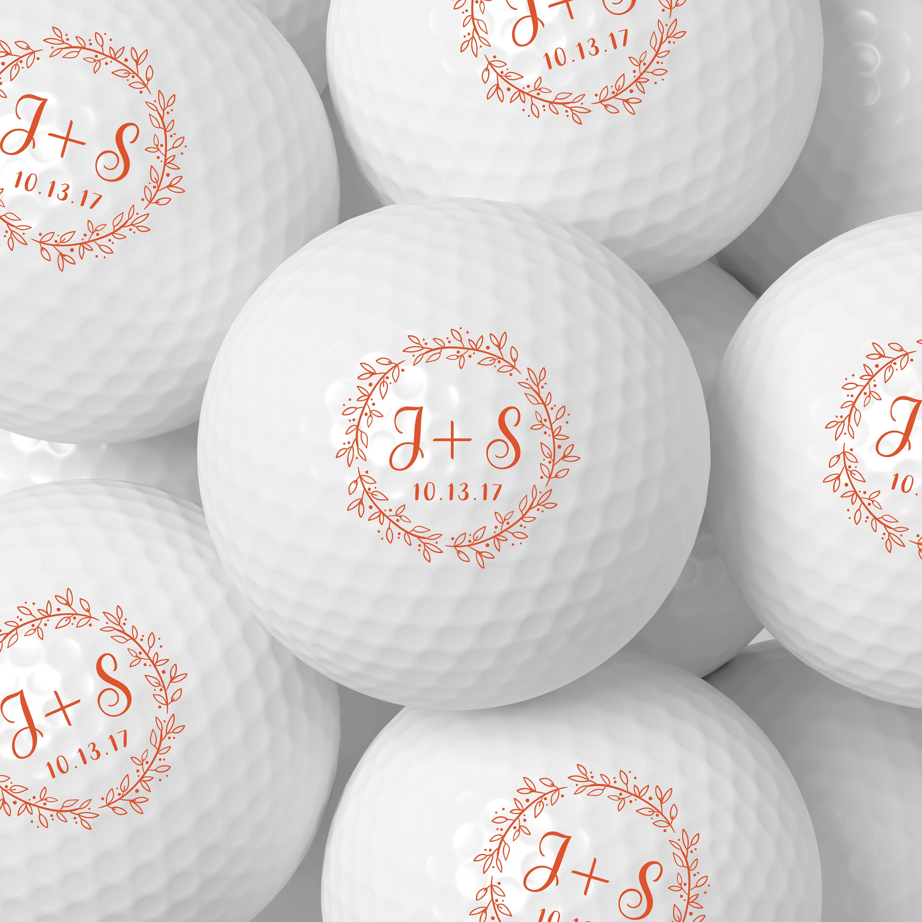 Personalized Wedding Golf Ball Favors , Custom Wedding Day Gift,Color Printed, Wedding Custom Golf Ball, wedding favors for guests in bulk