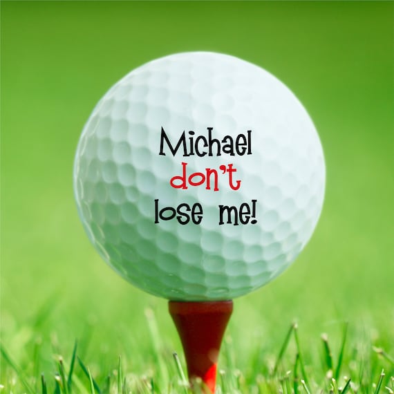 THE WAY I GOLF Funny Golf Ball Golfer Golfing Gift' Sticker