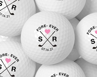 Personalized Wedding Golf Ball Favors , Custom Wedding Day Gift,Color Printed, Wedding Custom Golf Ball, wedding favors for guests in bulk