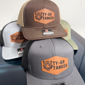Custom hat, Bulk Custom Leather Patch Hat, Bulk hats, Leather patch hat, logo hats, business merch, Gift, Holiday, Personalized hat image 12