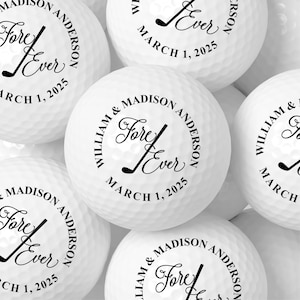 Personalized Wedding Golf Ball Favors , Custom Wedding Day Gift,Color Printed, Wedding Custom Golf Ball, wedding favors for guests in bulk