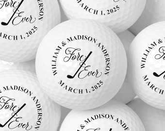 Pelotas de golf personalizadas para bodas, obsequios nupciales personalizados, impresión a color, pelotas de golf personalizadas para bodas, obsequios para invitados al por mayor
