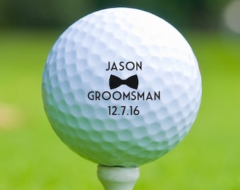 Groomsmen Wedding Golf Ball -Wedding Gift-Color Printed Golf Balls-Golf Gifts for Dad-Golf Gifts for Men -Wedding Party Gift -Groomsmen Gift