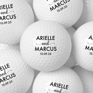 Personalized Wedding Golf Ball Favors , Custom Wedding Day Gift,Color Printed, Wedding Custom Golf Ball, wedding favors for guests in bulk