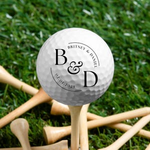 Personalized Wedding Golf Ball Favors , Custom Wedding Day Gift,Color Printed, Wedding Custom Golf Ball, wedding favors for guests in bulk image 6