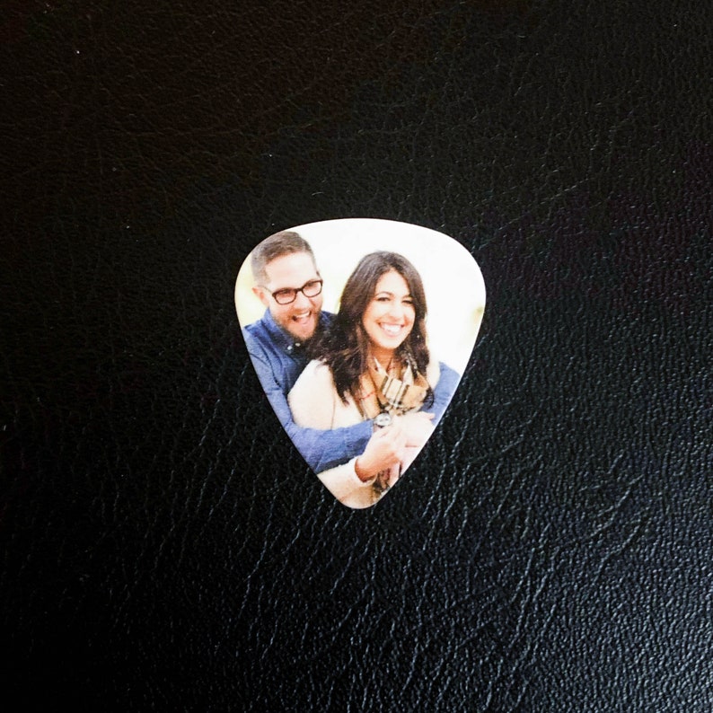 Personalized Guitar Pick, Custom Photo Guitar Pick, Gift for Him, Photo with Text, Keepsake Gift, Great gift idea, Christmas