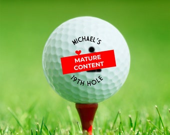 Personalized Golf Ball Gift, Funny Golf Ball Gift, Funny Golf Gift, Boyfriend Gift, Golfer Gift, Funny Husband Gift, Adult Humor Gift, golf