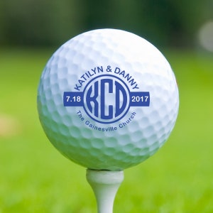 Personalized Wedding Golf Ball, Wedding Day Gift,Color Printed Golf Balls, Wedding Custom Golf Ball, Christmas Gift