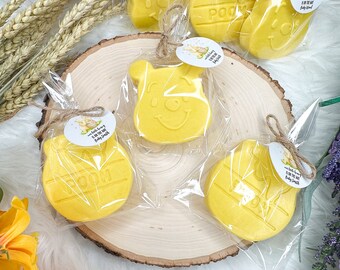 Pooh Baby Shower Soap Favors, Personalized Honey Bee Party Gifts Bulk for Guest, Little Honey for Your Tummy Party Favor