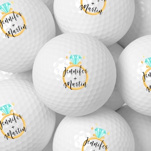 Personalized Wedding Golf Ball Favors , Custom Wedding Day Gift,Color Printed, Wedding Custom Golf Ball, wedding favors for guests in bulk