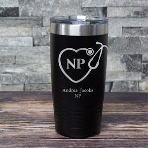 Nurse Practitioner Profession Tumbler-Gift for Nurse Practitioner-Free Personalization-Gift for Him/Her-Christmas-NP