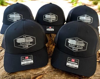 Casquette trucker personnalisée Richardson 112 : cadeau personnalisé pour garçons d'honneur