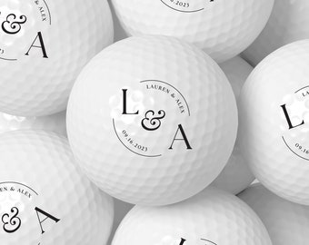 Personalized Wedding Golf Ball Favors , Custom Wedding Day Gift,Color Printed, Wedding Custom Golf Ball, wedding favors for guests in bulk