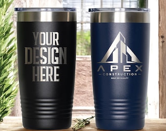 Custom Logo Tumblers: 20 oz and 30 oz Stainless Steel Corporate Gifts