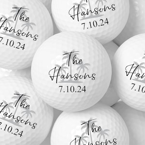 Personalized Wedding Golf Ball Favors , Custom Wedding Day Gift,Color Printed, Wedding Custom Golf Ball, wedding favors for guests in bulk