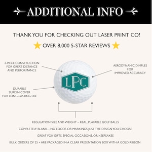 Funny Golf Balls, Personalized Golf Balls, Custom Golf Balls, Christmas Gift, Golf Gifts for Men, Guy Gift, Funny Gift for Man, image 3
