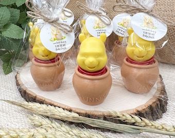 Pooh Baby Shower Soap Favors, Personalized Honey Bee Party Gifts Bulk for Guest, Little Honey for Your Tummy Party Favor