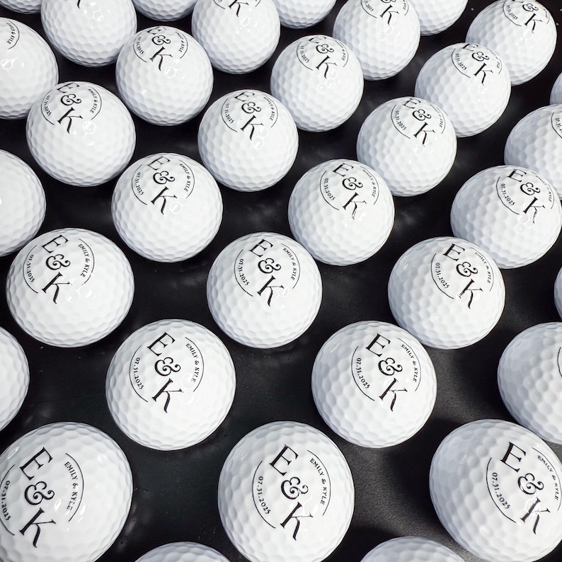 Personalized Wedding Golf Ball Favors , Custom Wedding Day Gift,Color Printed, Wedding Custom Golf Ball, wedding favors for guests in bulk image 7