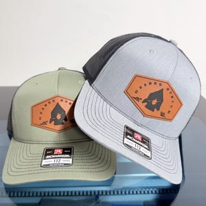 Custom hat, Bulk Custom Leather Patch Hat, Bulk hats, Leather patch hat, logo hats, business merch, Gift, Holiday, Personalized hat image 19