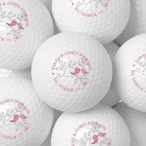 Personalized Wedding Golf Ball Favors , Custom Wedding Day Gift,Color Printed, Wedding Custom Golf Ball, wedding favors for guests in bulk
