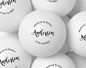 Personalized Wedding Golf Ball Favors , Custom Wedding Day Gift,Color Printed, Wedding Custom Golf Ball, wedding favors for guests in bulk