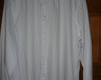Balmain Paris white (soft pink) mens shirt Long Sleeves Shirt XXL 45-46 cotton