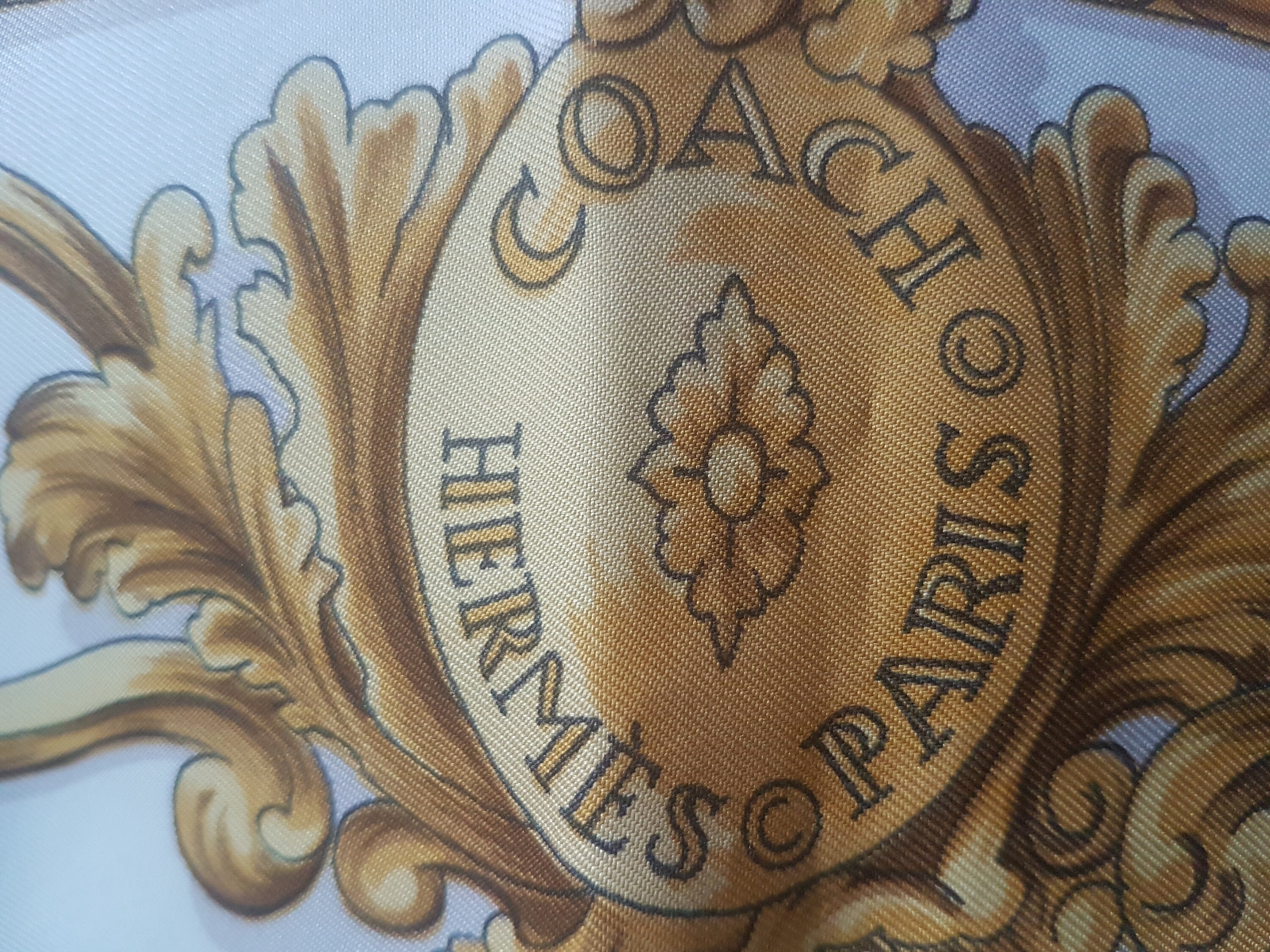 Hermes Paris Coach De La Perriere Silk Scarf - Etsy