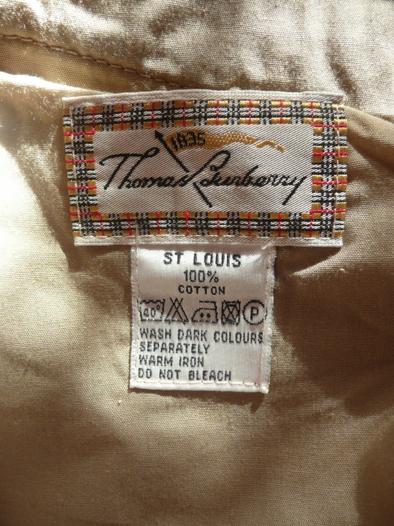 thomas burberry label